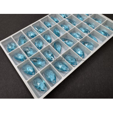 Подвеска Капля Aquamarine 16x9,5 мм