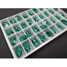 Подвеска Капля Emerald 16x9,5 мм