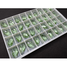 Подвеска Капля Peridot 16x9,5 мм