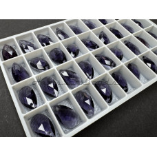 Подвеска Капля Tanzanite 16x9,5 мм