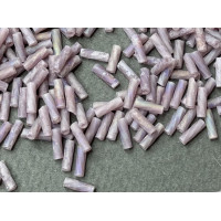 Витой стеклярус Matsuno Lt.Amethyst AB Matt 6 мм / 5 г Брак