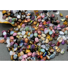 Микс чешских стеклянных бусин Гречка Pinch beads 5x3 mm 