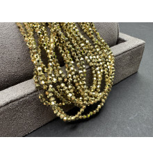 Биконусы стеклянные Crystal Aurum full #106 3 мм/ 1 нить