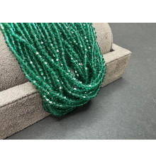 Биконусы стеклянные Emerald #19 3 мм/ 1 нить