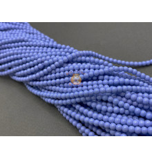 Жемчуг стеклянный Pastel Periwinkle Pearl 4 мм (Китай) / 1 нить