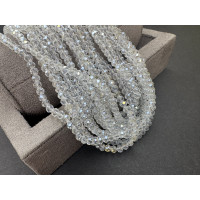Рондели стеклянные Crystal Luster RSD/1L 3×4 мм/ 1 нить