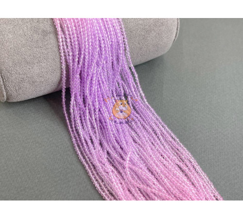 Шпинель синтетическая Rose-Violet mix #MC7 2 мм / 1 нить