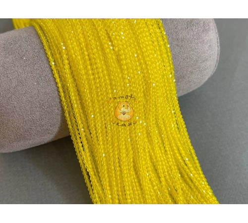 Шпинель синтетическая Citrine 2 мм / 1 нить
