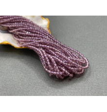 Шпинель синтетическая Light Amethyst 2 мм / 1 нить
