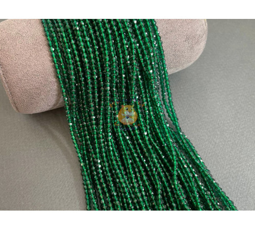 Шпинель синтетическая Emerald 3 мм / 1 нить