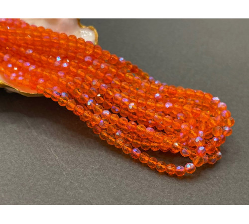 Шпинель синтетическая Hyacinth AB 3 мм/ 1 нить