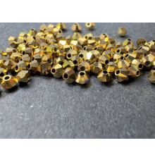 Биконусы Preciosa Crystal Aurum Full 3 mm