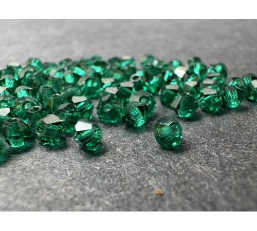 Биконусы Preciosa Emerald 3 mm