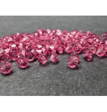 Биконусы Preciosa Rose 3 mm