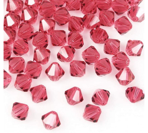 Биконусы Preciosa Indian Pink 4 mm