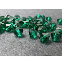 Биконусы Preciosa Emerald 5 мм (12 шт)