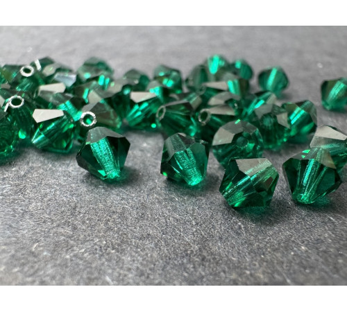 Биконусы Preciosa Emerald 5 мм (12 шт)