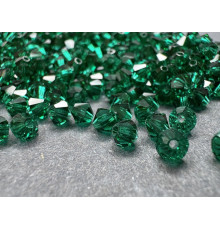 Биконусы Preciosa Emerald 4 mm