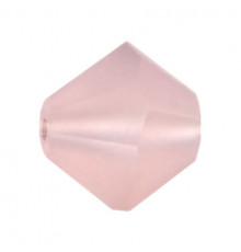 Биконусы Preciosa Light  Rose Matt 4 mm