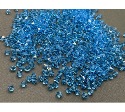 Биконусы Preciosa Aquamarine 5 мм (12 шт)