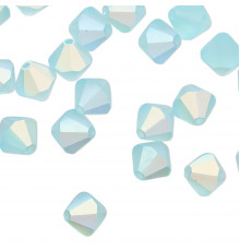 Биконусы Preciosa Aquamarine AB Matt 4 mm
