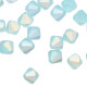 Биконусы Preciosa Aquamarine AB Matt 4 mm