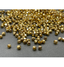 Биконусы Preciosa Crystal Aurum Full 3 mm