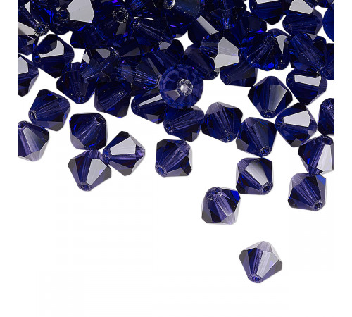 Биконусы Preciosa Deep Tanzanite 4 mm