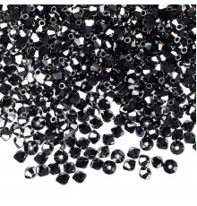 Биконусы Preciosa Jet Hematite 3 mm