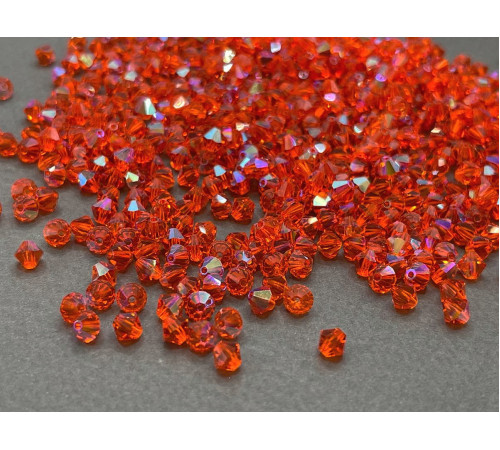 Биконусы Preciosa Hyacinth AB 5 мм (12 шт)