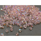 Биконусы Preciosa Light  Rose AB 4 mm
