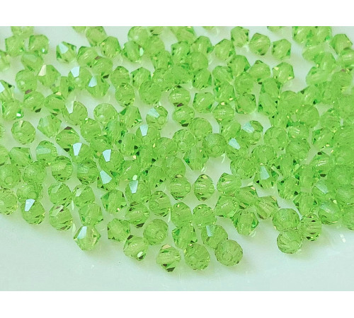 Биконусы Preciosa Limecicle 4 mm