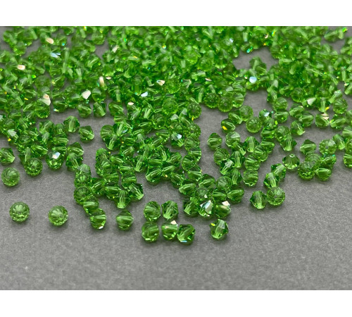 Биконусы Preciosa Peridot 3 mm