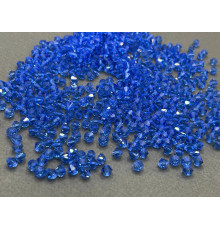 Биконусы Preciosa Sapphire 4 mm