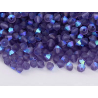Биконусы Preciosa Tanzanite AB Matt 4 mm