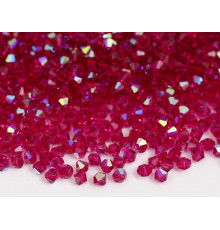 Биконусы Preciosa Fuchsia AB 4 mm