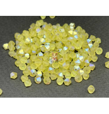 Биконусы Preciosa Jonquil AB Matt 4 mm
