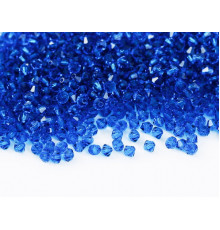 Биконусы Preciosa Capri Blue 3 mm