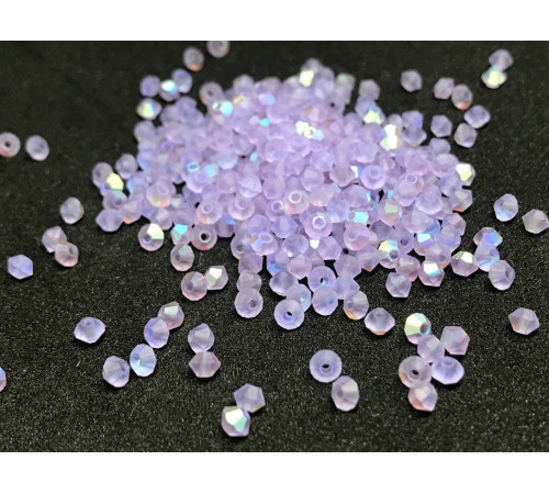 Биконусы Preciosa Violet AB Matt 3 mm