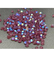 Биконусы Preciosa Amethyst AB Matte 4 mm