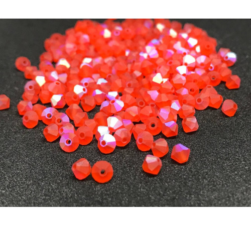 Биконусы Preciosa Hyacinth AB Matte 4 mm