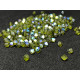Биконусы Preciosa Olivine AB Matt 3 mm