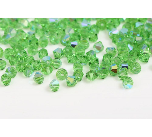 Биконусы Preciosa Peridot AB 3 mm