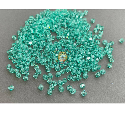 Биконусы Preciosa Caribbean Sea 4 mm