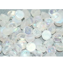 Бусины Кабошон Crystal Etched AB Full 2-hole beads 6 мм / 10 шт