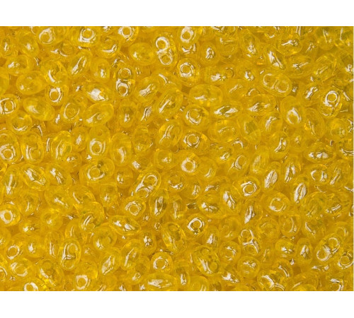 Чешские бусины MATUBO Miniduo Amber Luster 2-hole 2x4 мм/ 3г 