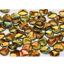 Чешские стеклянные бусины Лепестки Crystal Marea Rose Petals Glass beads 8 x 7 mm 