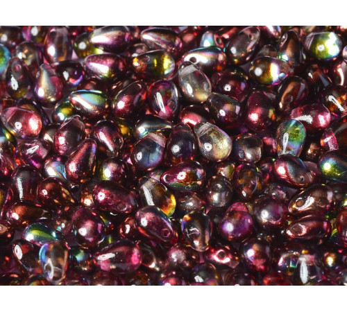 Чешские бусины Капли Crystal Magic Wine 4x6 mm / (20 шт)