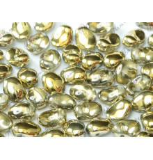 Чешские бусины Лепестки тюльпана Crystal Amber Tulip Petals Glass beads 4 x 6 mm 