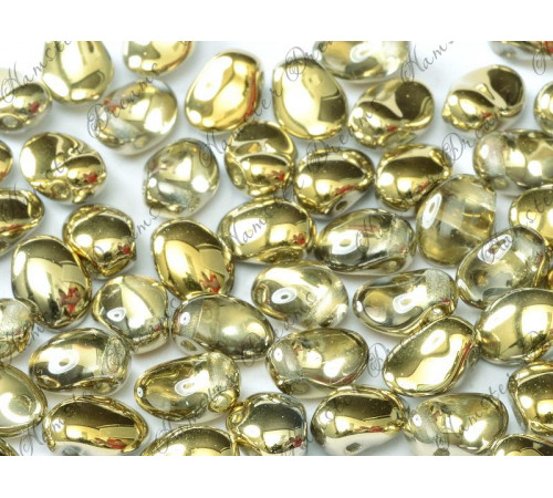 Чешские бусины Лепестки тюльпана Crystal Amber Tulip Petals Glass beads 4 x 6 mm 